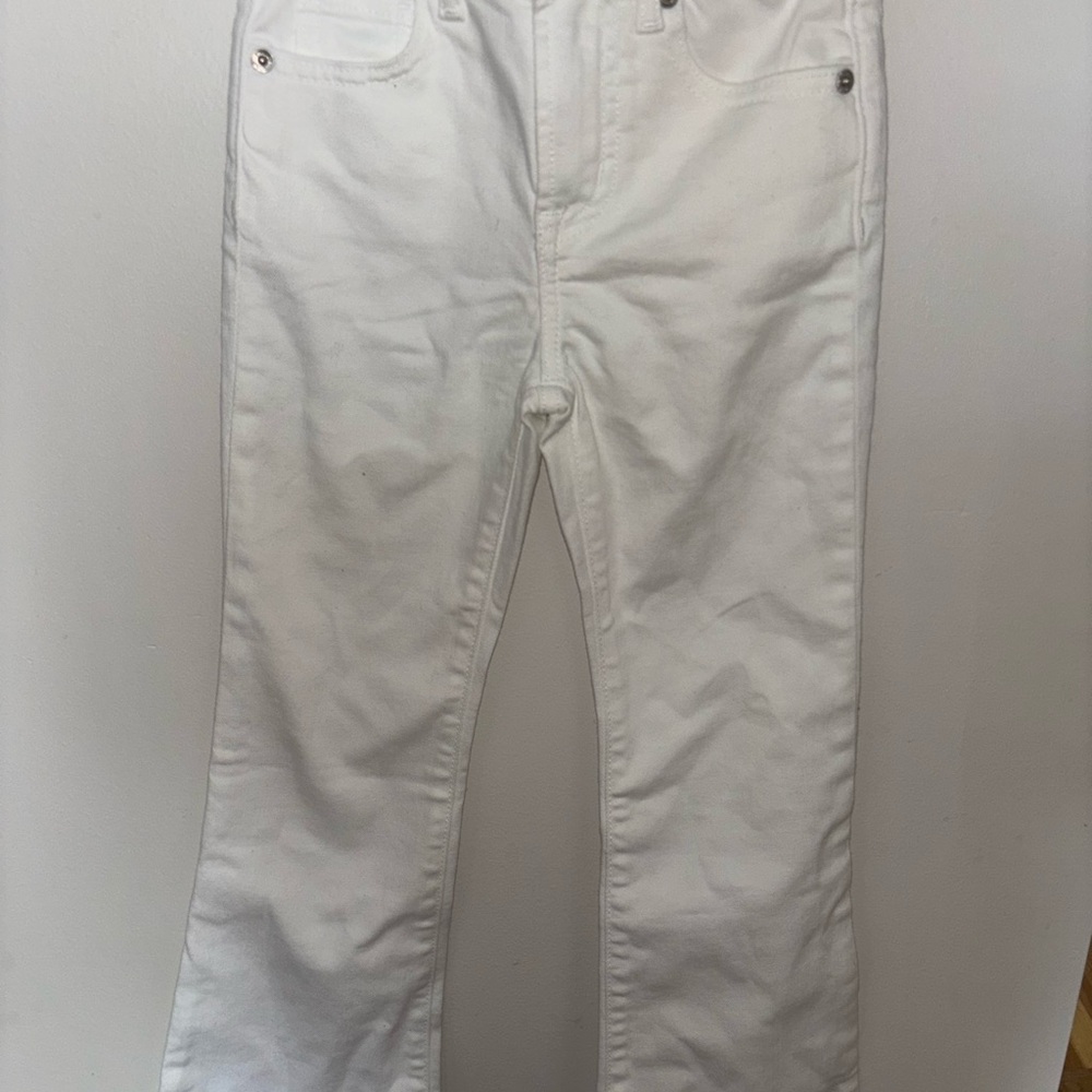 NWOT**White 70s flare high rise Jeans | girls